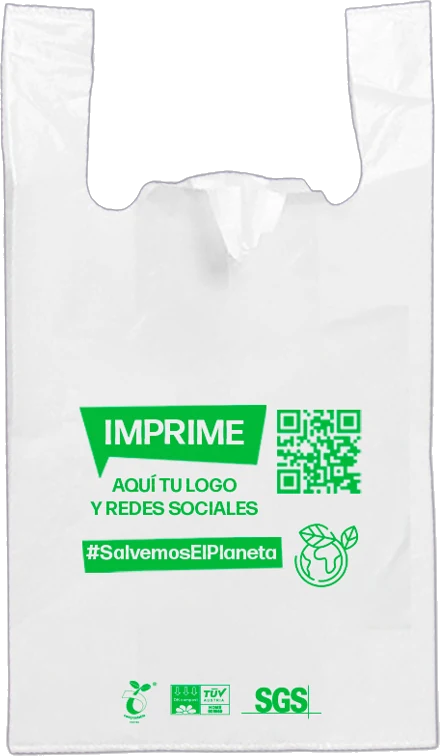 Bolsas Camiseta compostables de Reem